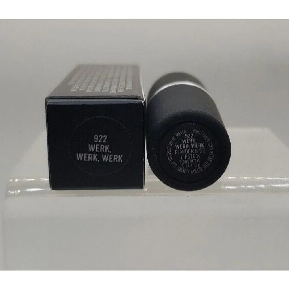 MAC WERK WERK, WERK #922 Lipstick ~ Cool Red ~Powder Kiss Matte~ RETIRED